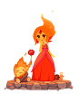 gif,adventure time,Flame Princess,dav-19,pixel art