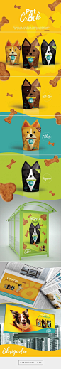 Pet Crock dog cookie packaging design concept by Jessica Santos (Brazil) - http://www.packagingoftheworld.com/2016/09/pet-crock-concept.html