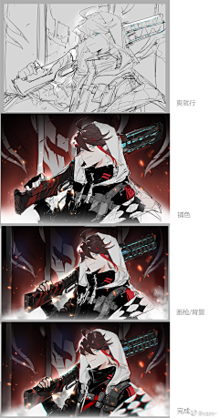 不要关注我啊采集到z画师-伪目