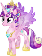 Behold the Crystal Princess by TheShadowStone.deviantart.com on @deviantART#彩虹小马##小马宝莉##my little pony#