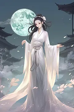 舞女壁画中国风敦煌国风女孩人物插画