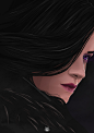 Yennefer, Fella Umbrella : You flee my dream come the morning
Your scent - berries tart, lilac sweet
To dream of raven locks entwisted, stormy
Of violet eyes, glistening as you weep.