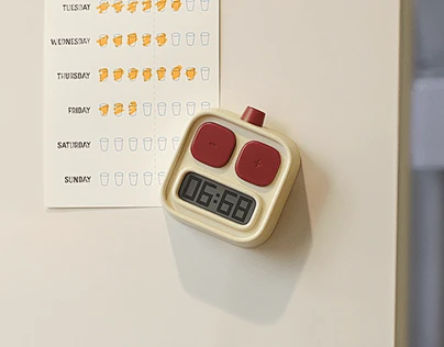 Robot timer-花瓣网