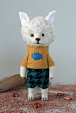 羊毛倉庫の日々 :) fantastic felt art #felt #animal #craft