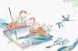 概念,无人,背景,背景幕,做美梦_gic11223938_two swans swimming on a painting_创意图片_Getty Images China