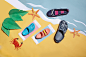 Crocs Shoot, Art Directing & Banner Design : Crocs art direction, preparing props, cutting out shapes, designing banners, retouching.