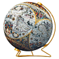 Ravensburger 11131德国进口立体拼图 540片 复古地球仪-淘宝网