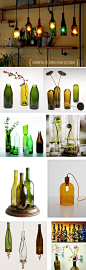 Up cycled glass bottles! We are not the only people doing it!!!: 