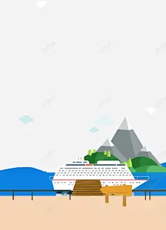 航海旅行底纹 页面网页 平面电商 创意素材