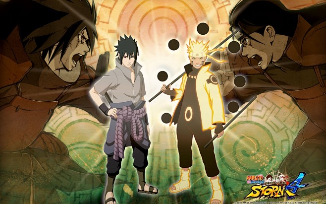 火影忍者宇智波佐助漩涡鸣人佐鸣宇智波斑千手柱间