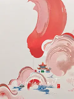 意境中国｜东方至美，醉人朱砂。#动感水墨 - 小红书