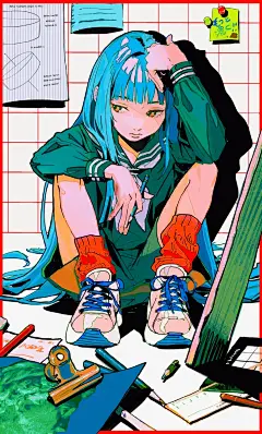 分享27-清冷少女的心灵画手——柳すえ - 小红书