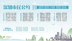 深圳市民公约公益广告  - 源文件下载【酷图网】深圳市民公约,公益广告,户外广告,外部围挡,深圳,设计,广告设计,海报设计