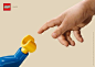 Jung von Matt Hamburg developed the “Create” campaign for Lego that was inspired by Michelangelo’s The Creation of Adam. Via Canva.: 