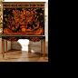 Marquetry panel, c1690 mounted in an English cabinet, c1780 - Andre-Charles Boulle and Mayhew & Ince — Google 艺术与文化