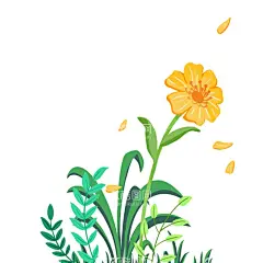 手绘国潮花草  - 源文件下载【酷图网】小花花,小花,手绘花朵,紫色小花,紫色花朵,花草,花朵素材,简单小花,设计,手绘国潮花草