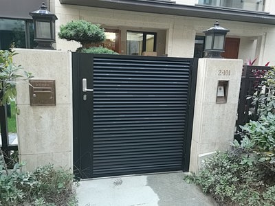 铁艺庭院门别墅大门小区进户门花园门现代简...