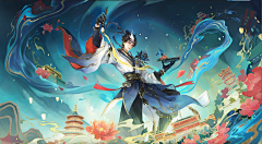 无何有波普采集到插画_宣传类（国风 和风）