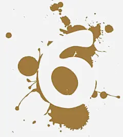 数字6高清素材 喷墨 字体 数字6 艺术字 免抠png 设计图片 免费下载