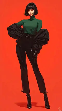 搜查官类型动漫女孩手机壁纸头像 - 小红书