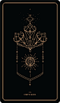 【平面设计】来自设计师 Kristine Fredheim 图案设计作品一组  |  soulcardstarot.com/ ​​​​