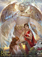 Cherubim, puppet wj : Guardian angel incarnation as a huge Xian Angel illusion, with handle gently caresses and guardian of the garden of Eden area, but vaguely feel that there is something about to happen, staring into the inside of the Adam and Eve. Eve