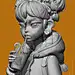 Octopus Soda, Zach Sharts : My sculpt from beautiful illustration by Ekaterina Bek-Nazarova for her DTIYS challenge 
https://www.artstation.com/artwork/mzq1L8