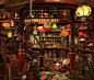 Hidden objects, Simon Telezhkin : Backgrounds for a long gone project. There was a tight schedule for making every room. The Chinese Market took about two weeks to produce. Most of the work was done by me, with some small parts done by colleagues.