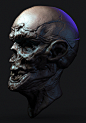 Zombie head