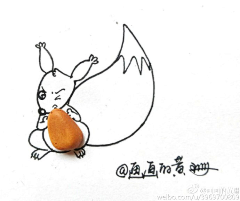 米米西古采集到画画的黄珊 原创 《画出了美好》创意画