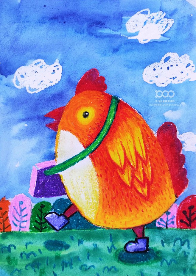 油画棒大公鸡