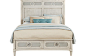 Cindy Crawford Home Harlowe Ivory 3 Pc Queen Bed