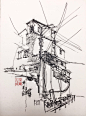 厦门城市人文建筑风景钢笔速写
