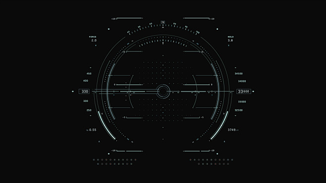 遗落战境科幻界面UI-科技感