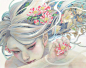 艺术家 Miho Hirano 唯美插画 - 插画艺术 - CNU视觉联盟