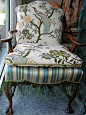 Upholstered Amy Chair - Peacock