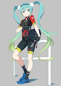 环艺小白白白白采集到是时候为『初音』开一个画板了