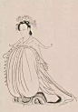 古代人物白描集锦120图_工笔画 : 工笔画属于工整细致一类画法，如宋代的院体画，明代仇英的人物画等。白描本来大抵是用来打草稿的，宋代画家李公麟把它发展成独立的画种，他的白描如行云流水，变化无穷丰富，有很强的表现力。工笔白描把笔触美感提升到了绝对…
