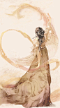 #古风绘画##古风##古风插画##古风美图# 你舞姿妖娆，翩若惊鸿~
（网搜图，侵删~） ​​​​