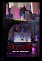 Into the Spider verse Work, Casper Konefal : Just some marketing Posters For different regions I did for the Spider verse. very rough, just the initial idea phase.