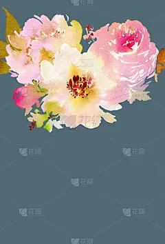 贺卡与水彩花手工制作