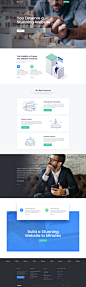 Business Sketch Template & WordPress Demo on Behance