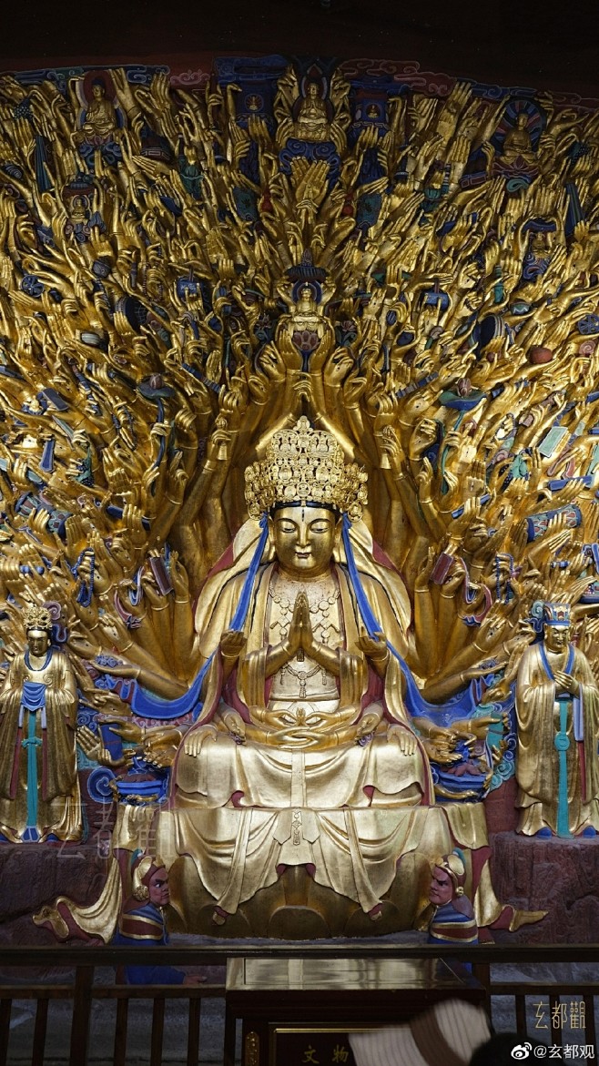 大足宝顶山石刻 - 千手观音龛 位于宝... 来自玄都观 - 微博