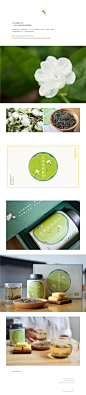 Premium Jasmine Green Tea「 冰糖韵 福州 九窨茉莉龙芽 」艾格吃饱了·饱记 on Behance