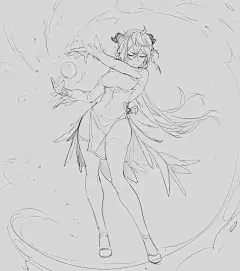 Sketch Dump ~08, SolKorra - : Sketches, old animation and old works