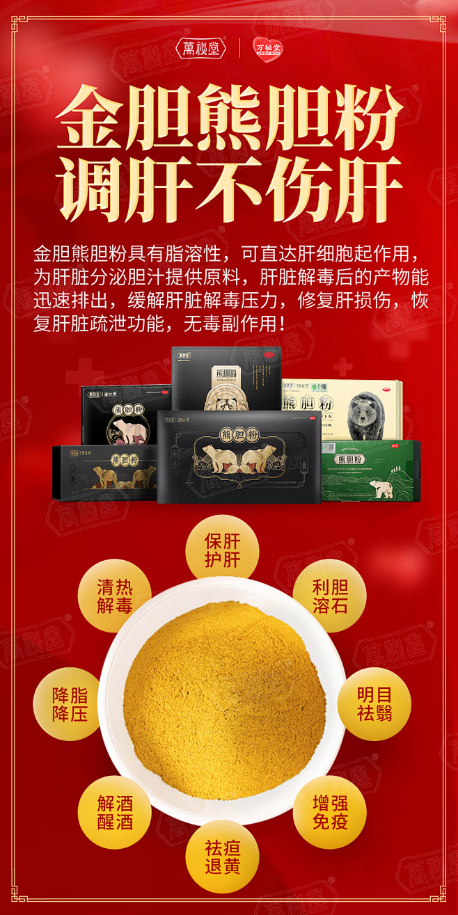 金胆熊胆粉治肝不伤肝