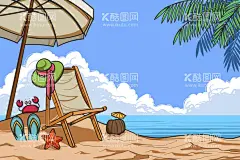 夏日沙滩背景旅行旅游海边  - 源文件下载【酷图网】夏日沙滩背景,沙滩风景背景,夏日海报背景,风景,旅行旅游,度假,海边,夏日风景,海报背景,风景背景,大自然,沙滩