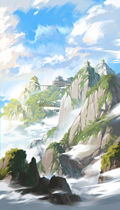 孟枳采集到古风底图（景）