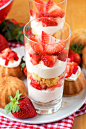 Strawberry Shortcake Trifles