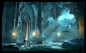 加拿大Raphael Lacoste 的场景，除了取材上吸引人外，透视方面也是绝佳，气氛很棒呢。